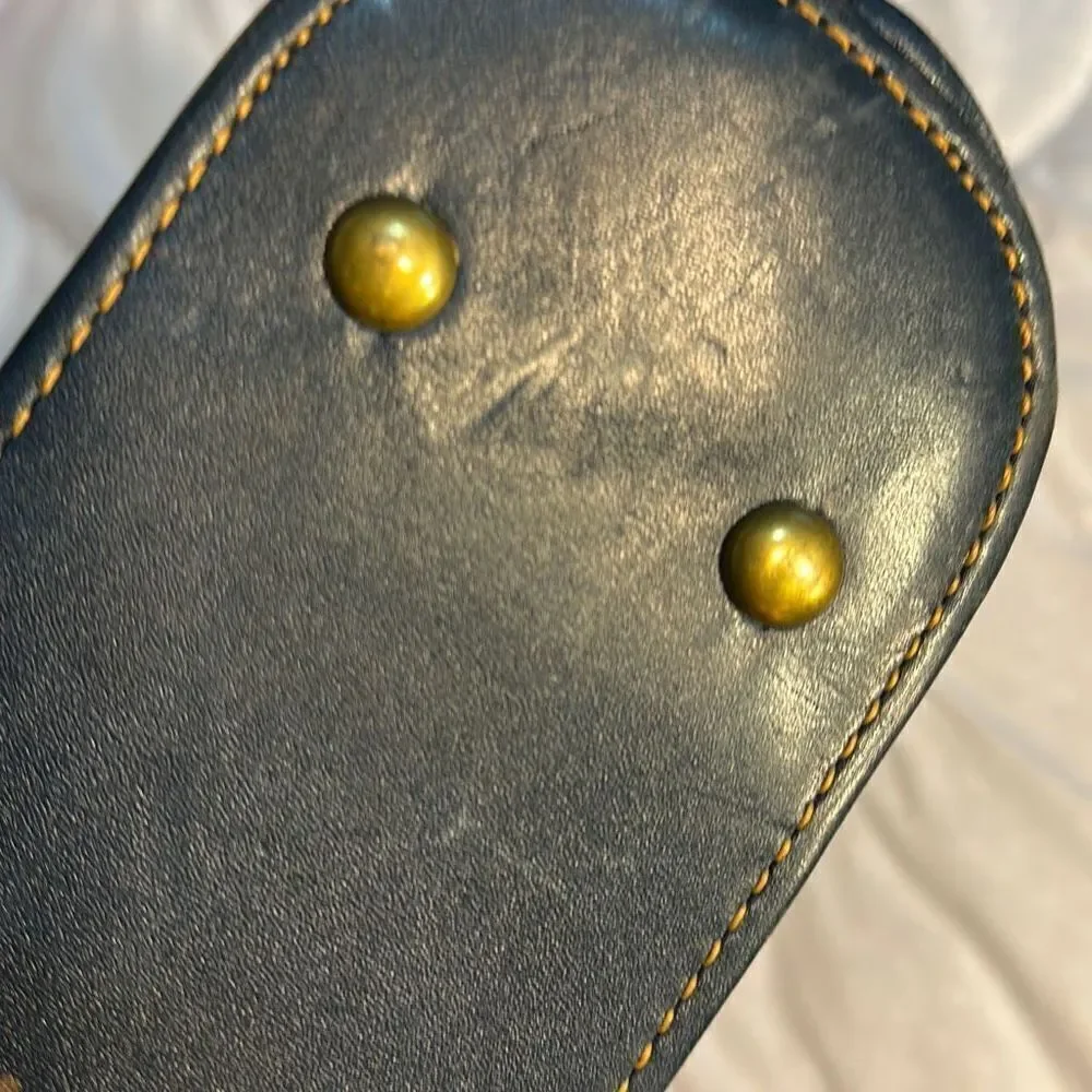 Miss Tony Lama Vintage Leather purse with strap.